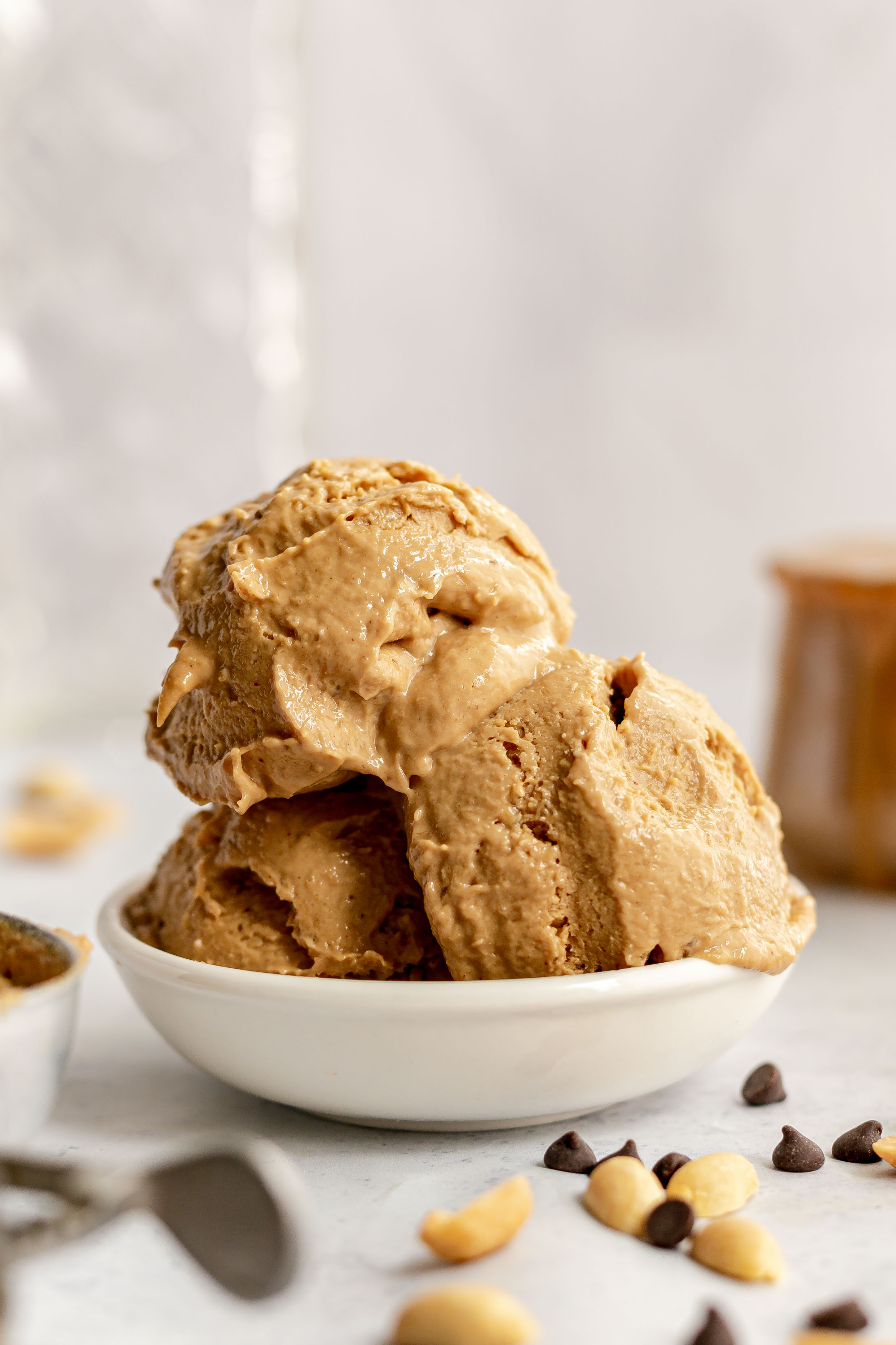 Peanut Butter Protein Nice Cream